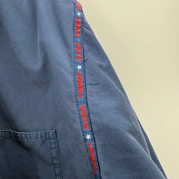 Vintage men's Tommy Hilfiger 90s logo button up long‎ sleeve size large - Picture 5 of 10